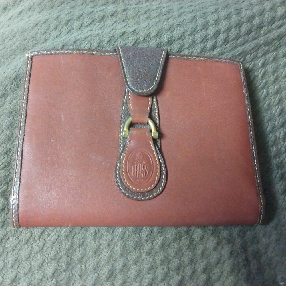 ❤️Vintage MARK CROSS Kisslock Bill Fold ID Wallet